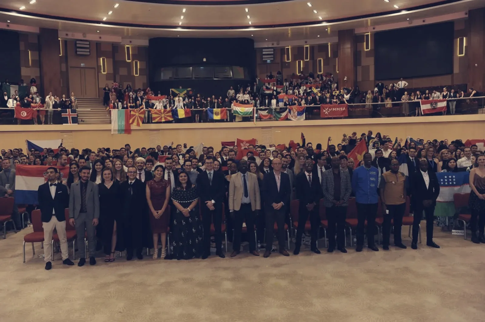IFMSA leadership on stage at a General Assembly