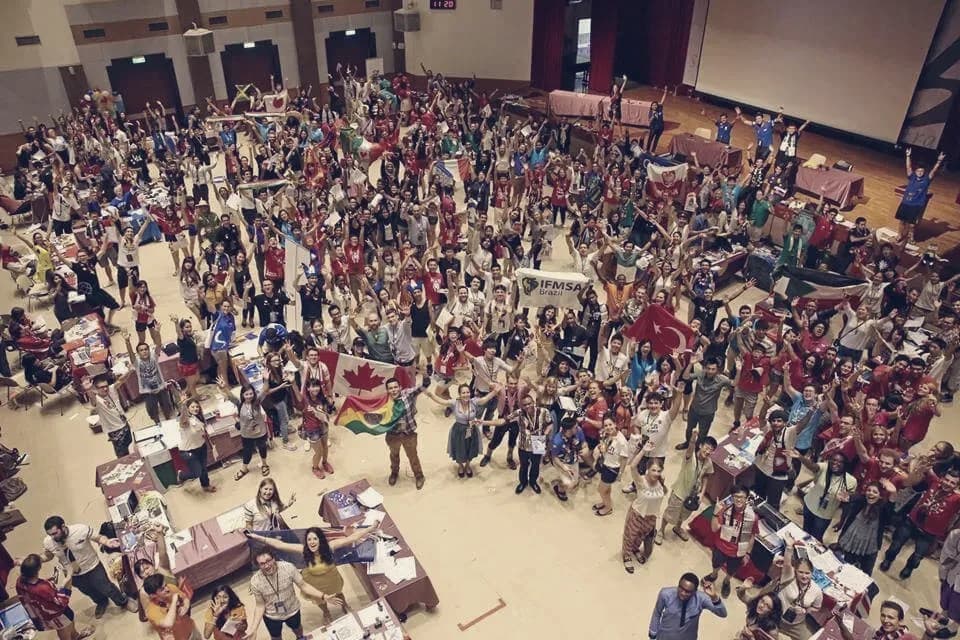 Delegates at an IFMSA event