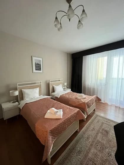 Twin room at the Asyr Hotel